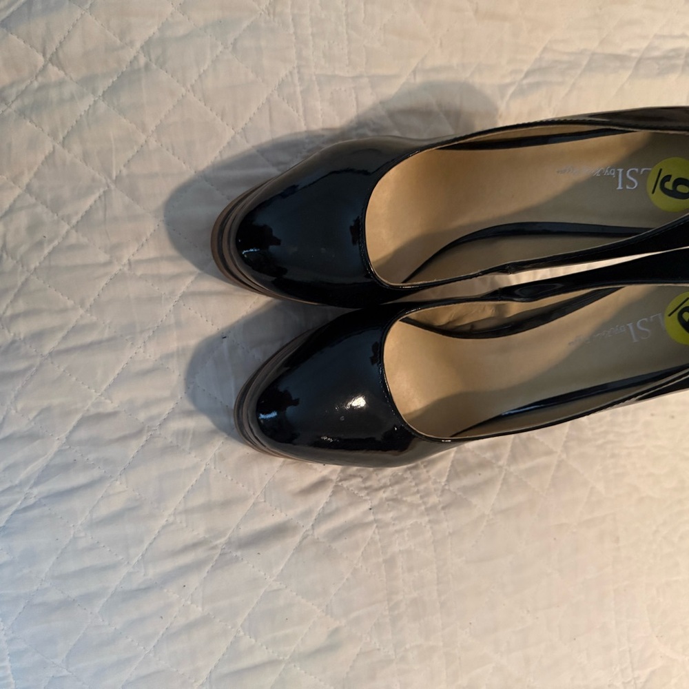 Classic Black Patent Leather Heels